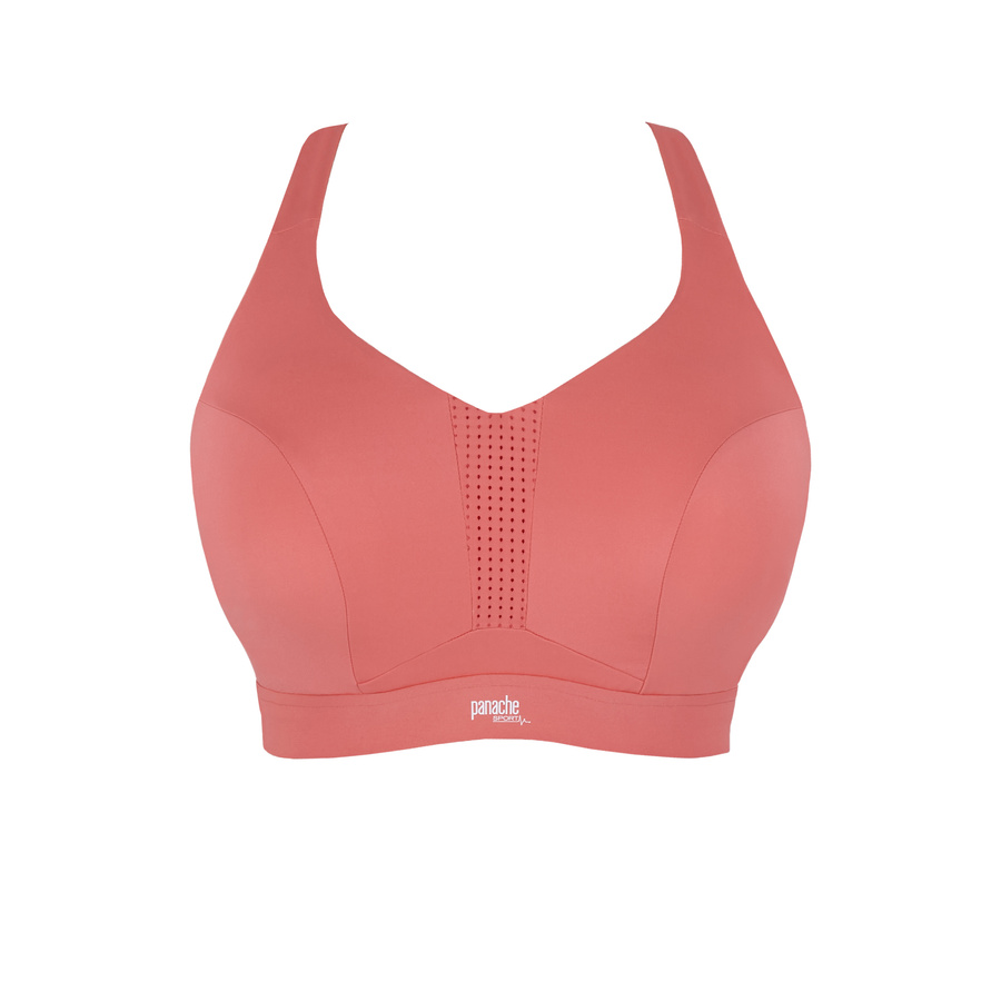 Biustonosz Panache Sport ENDURANCE 5022 Non Padded Sports Wired Bra Grapefruit