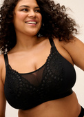 Biustonosz bezfiszbinowy Elomi TIERNIE EL303317BLK Non Wired Bralette Black