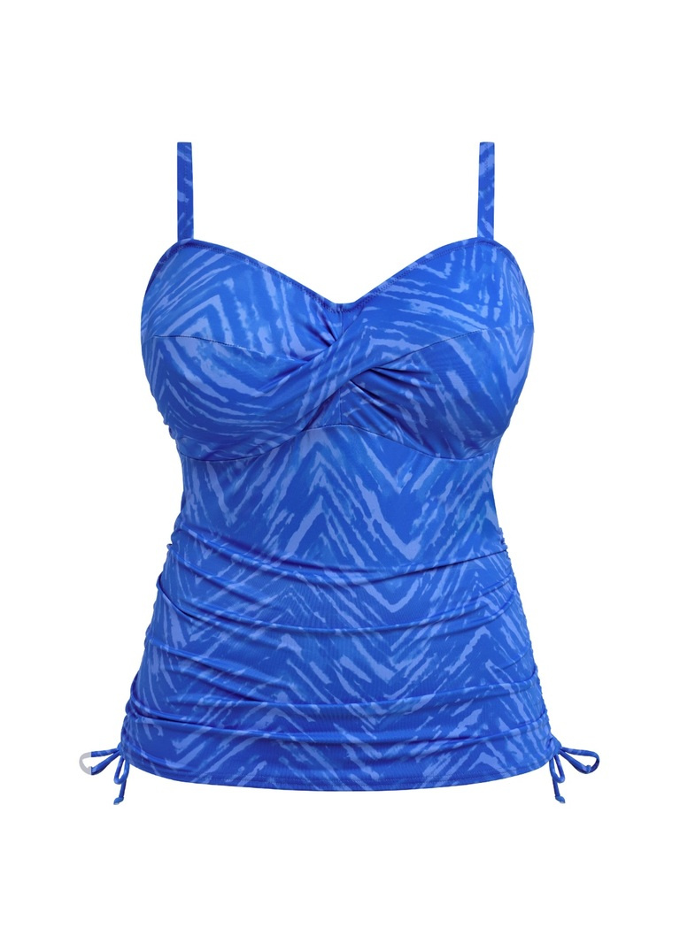 Koszulka kąpielowa Fantasie Swim PUNTA MITA FS505554SAR Uw Twist Front Tankini Top Sapphire