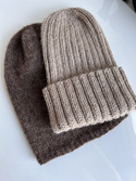 LAURIN Turn-Up Beanie 100% Alpaca 2020 Jasny Nugat Beige