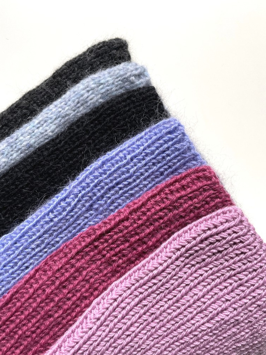 NANA – czapka beanie z wełny baby merino 27 Stary Róż