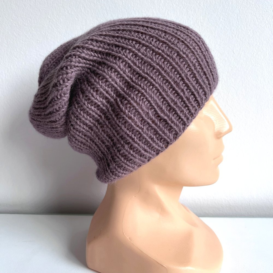 KIARA Beanie-Mütze 100% Alpaka 3800 fiołkowo-różowy