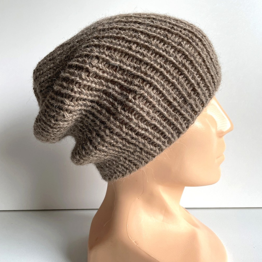 KIARA Alpaca Beanie 100% 618 Nugat Beige
