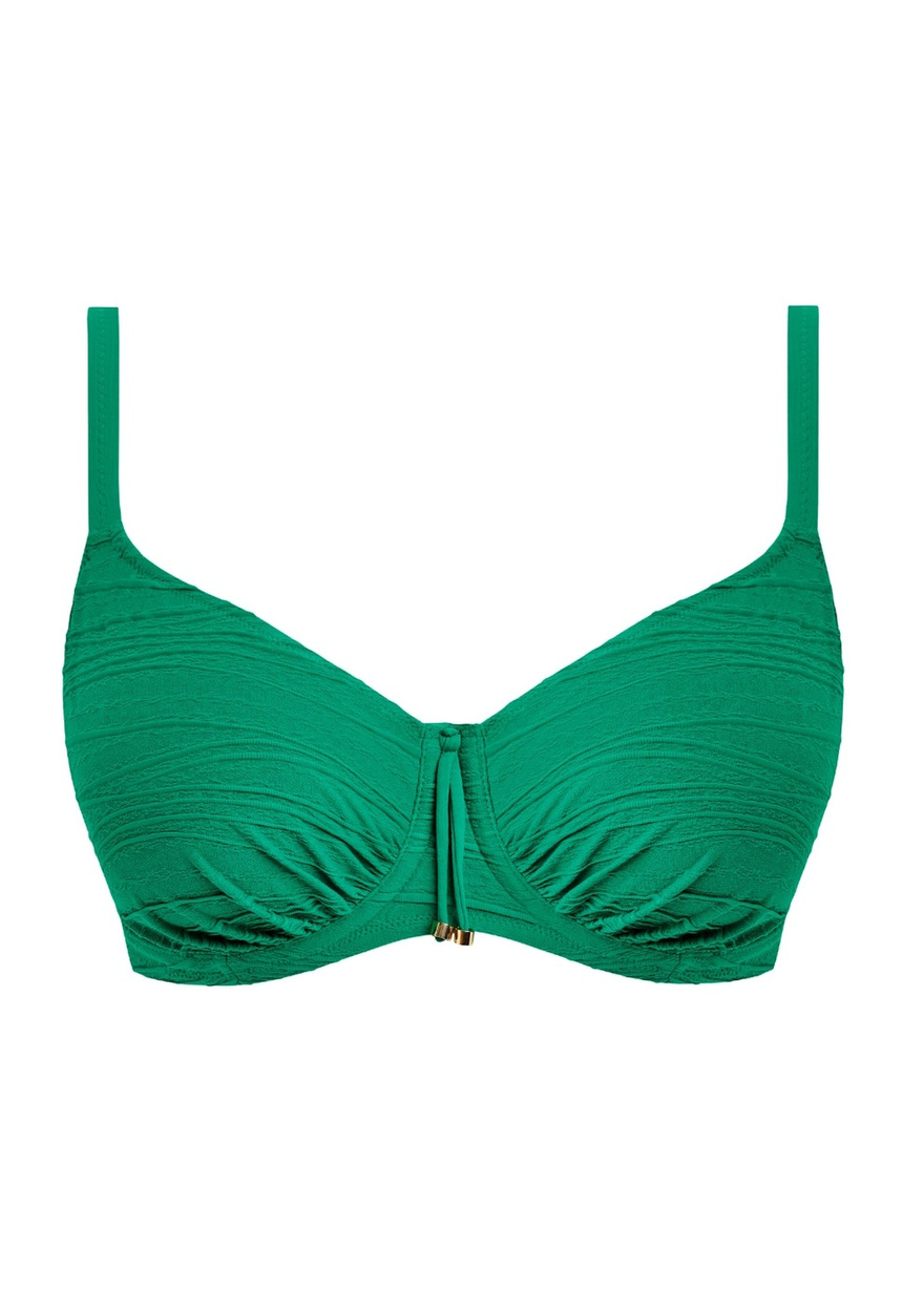 Biustonosz kąpielowy Fantasie Swim BEACH WAVES FS502201TOR Uw Gathered Full Cup Bikini Top Tourmaline