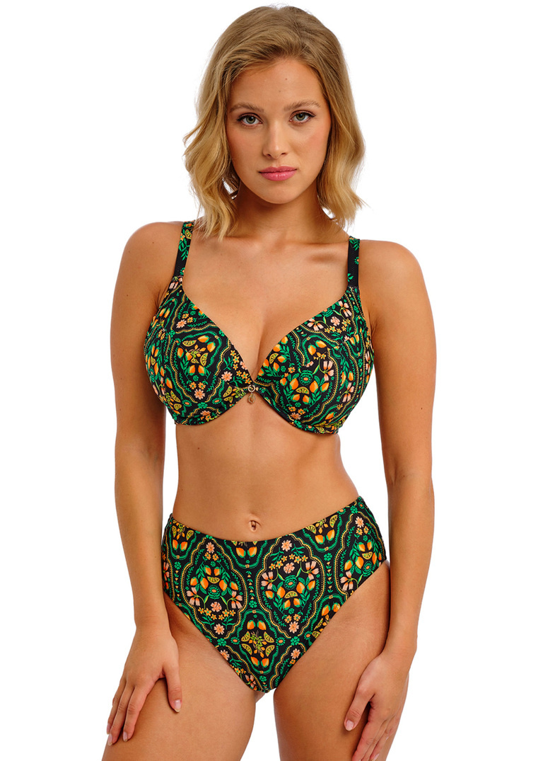 Biustonosz kąpielowy Freya Swim SUNSET IN SEVILLE AS206927SNA Uw Plunge Bikini Top Santa Ana