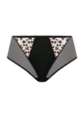 Wysokie figi plus size Elomi NAMRAH EL301353BLK High Leg Brief Black