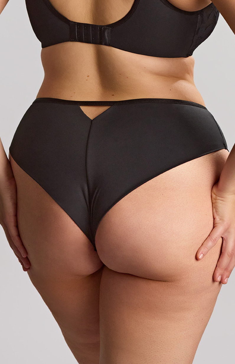 Majtki brazylijskie Sculptresse by Panache FLORA 11383 Brazilian Brief Black