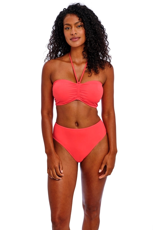 Biustonosz kąpielowy Freya JEWEL COVE AS7233LAI Uw Bandeau Bikini Top Plain Sunset