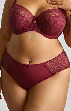 Figi Sculptresse by Panache ESTEL 9682 Deep Brief Cherry Red