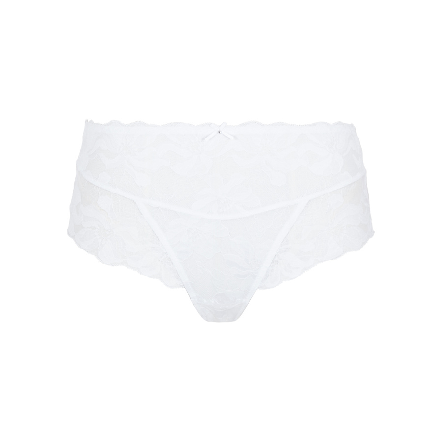 Głębokie figi Panache EVANGELINE 11434 Deep Pant White