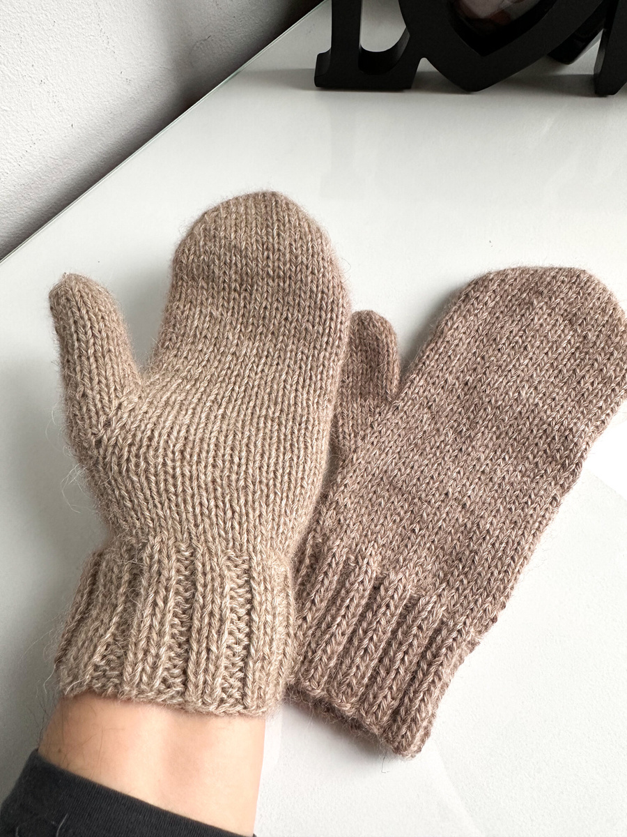 Wełniane Rękawiczki Kaszmir i Alpaka 714 Scarlatta