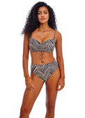 Figi kąpielowe Freya Swim FIJI FALLS AS206878BLK High Waist Bikini Brief Black