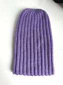 HELLI – czapka zimowa damska beanie z wełny baby merino 14 fioletowy