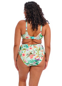 KOMPLET - Biustonosz kąpielowy i majtki Elomi Swim SUNSHINE COVE Aqua ES801802AQA Uw Plunge Bikini Top (36G, 36HH) + figi 42