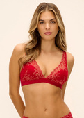 Stanik bezfiszbinowy Wacoal EMBRACE LACE WA852191947 Soft Cup Bra Grandalia Red/rose Gold