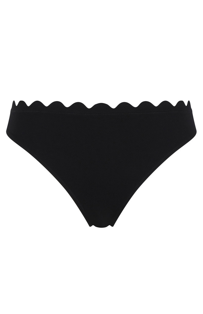 Figi kąpielowe Panache Swim JET SCALLOP / SPIRIT SW1786 Classic Bikini Bottoms Black
