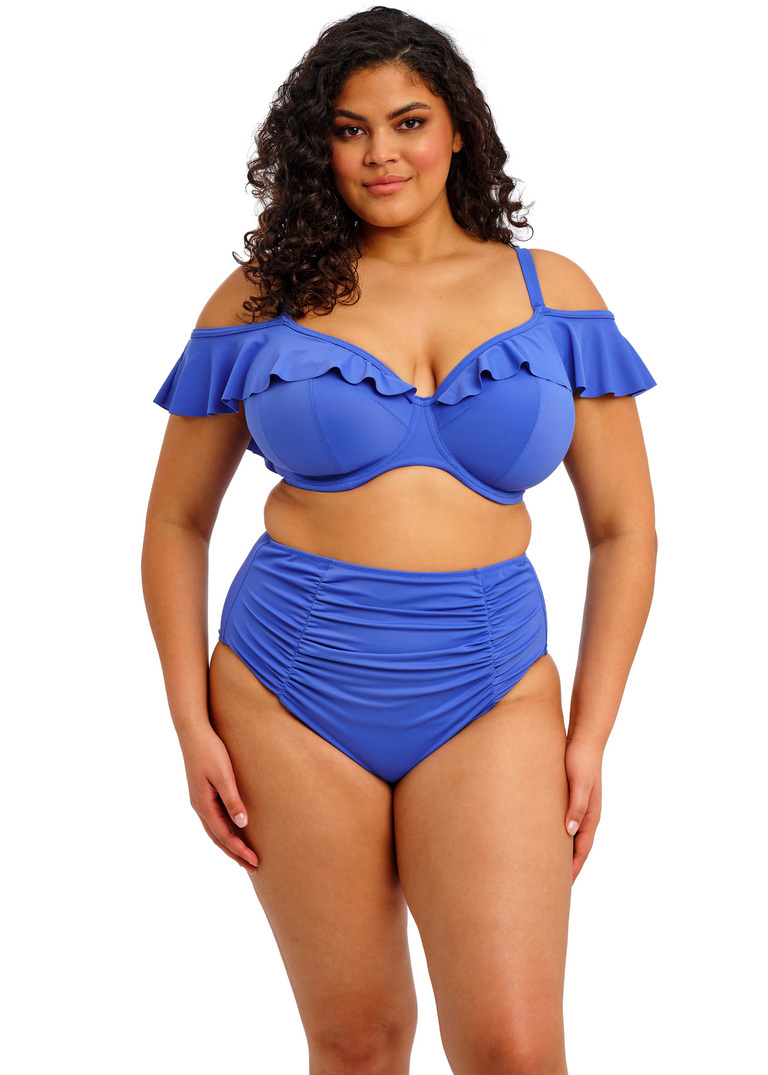 Wysokie figi kąpielowe Elomi Swim PLAIN SAILING ES7286AZE Full Bikini Brief Azure