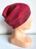 VARELLA 2.0 – czapka beanie z wełny merino 75% Zinnias czerwony-bordowy, cienka przejściowa