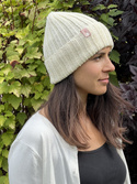 HELLI – czapka zimowa merino beanie 100% Baby Merino 02 Ecru