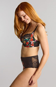 Biustonosz Panache ENVY 7285A Full Cup Black Rose