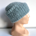WATA CUKROWA Women's Alpaca Beanie 09 Sea Green