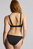 Biustonosz kąpielowy Panache Swim AURORA Jennifer SW2024B JENNIFER Plunge Bikini Top Aurora Black/White