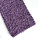 Ręcznie robiona Czapka KIARA 100% Alpaka 9023 Fioletowa Mgiełka