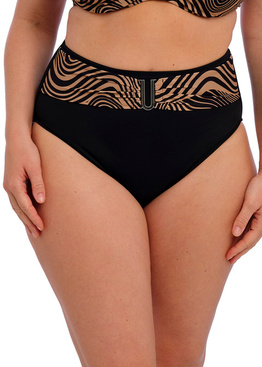 Figi kąpielowe Fantasie PEMBA ISLAND FS505478MOA High Waist Bikini Brief Mocha