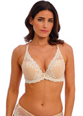 Biustonosz Wacoal EMBRACE LACE WA853291271 Plunge Underwire Bra Naturally Nude / Ivory