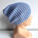 NANA – czapka merino beanie 100% baby merino 24 jasnobłękitny