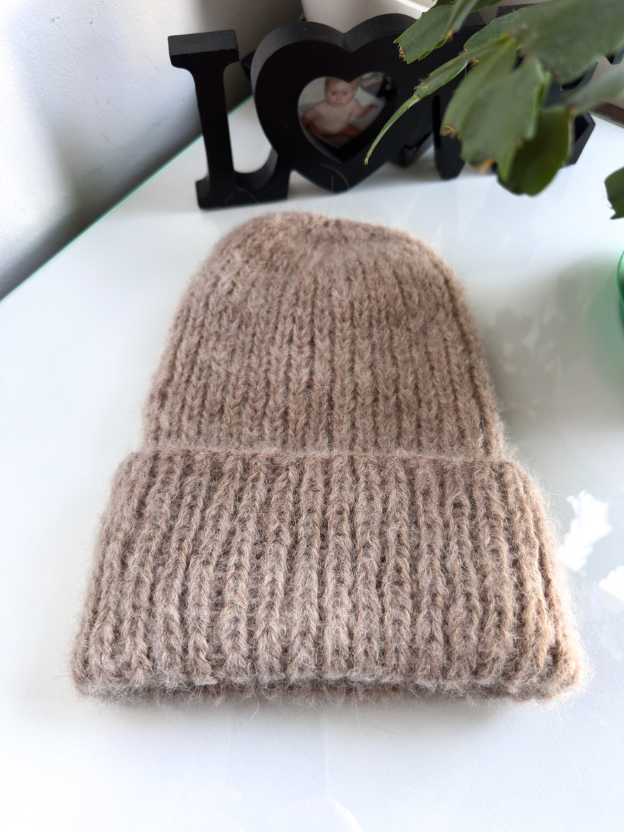 WATA CUKROWA 2.0 Damenmütze aus Alpaka 15/2020 Beige