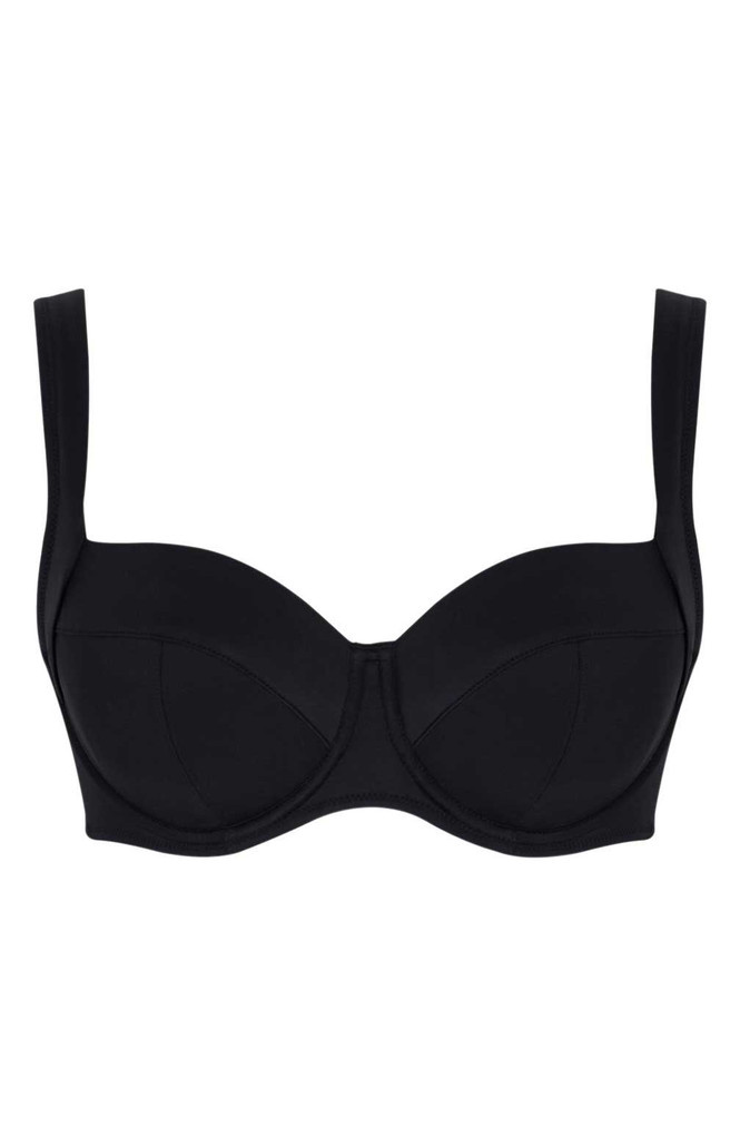 Biustonosz kąpielowy Panache Swim SIGNATURE SW1722A OLIVIA Full Cup Bikini Top Black