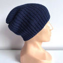 NANA – czapka beanie z wełny merino 100% Baby Merino 13 Granatowy