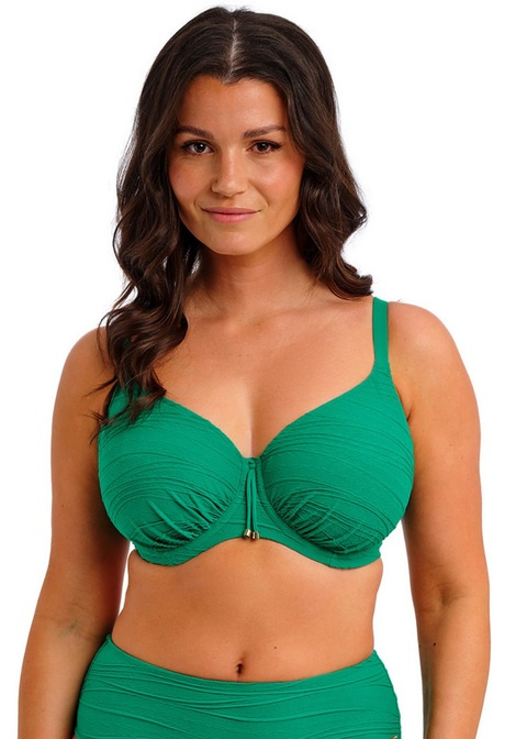Biustonosz kąpielowy Fantasie Swim BEACH WAVES FS502201TOR Uw Gathered Full Cup Bikini Top Tourmaline