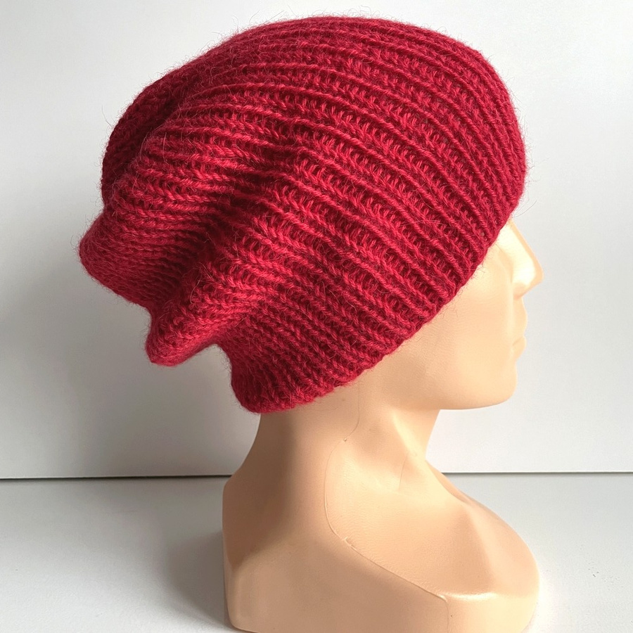 KIARA Alpaca Beanie 100% Alpaca 3620 Red
