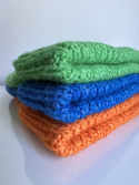 CHMURKA Handmade Turn-Up Alpaca Beanie 43 Parrot Green