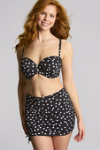 Biustonosz bandeau Panache Swim POLKA DOT SW2073 SCARLETT Bandeau Bikini Top Polka Dot Print