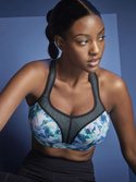 Biustonosz sportowy Panache Sport POWER 5021B z fiszbinami Digital Bloom