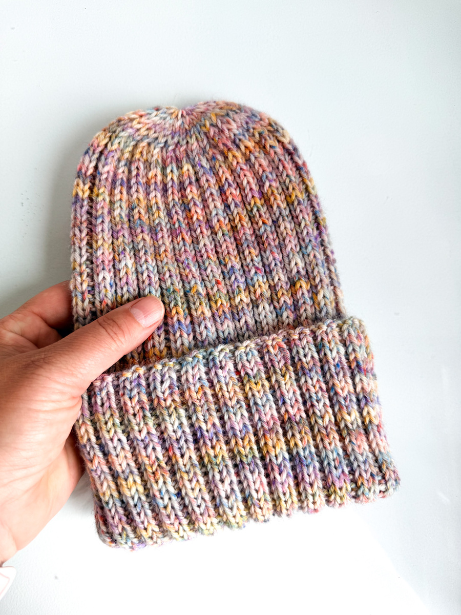 NELLI Handgemachte Beanie-Mütze aus Merinowolle 22 Fairytale Rosa