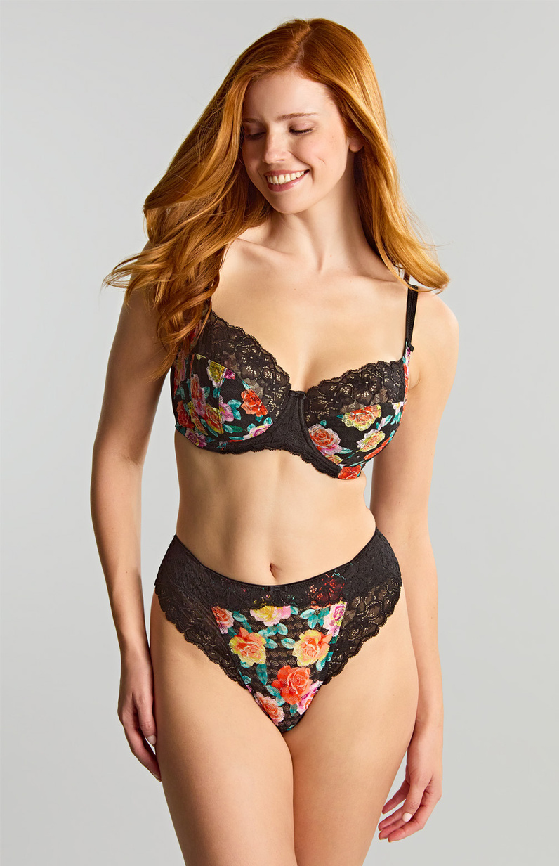 Biustonosz Panache ENVY 7285A Full Cup Black Rose