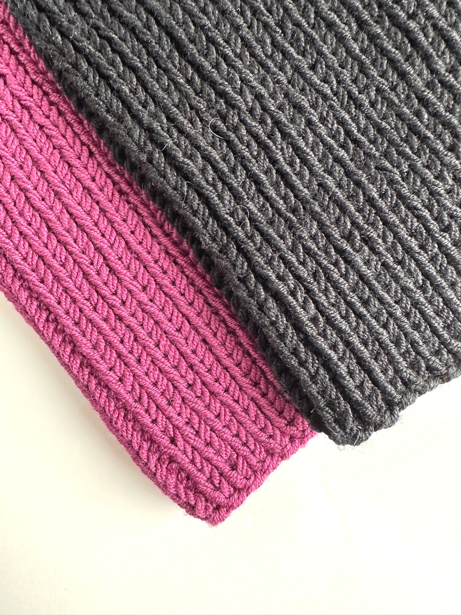 NANA – czapka beanie z wełny merino 100% baby merino 34 Wrzos