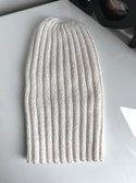 HELLI – czapka zimowa damska z wełny baby merino 01 biały beanie