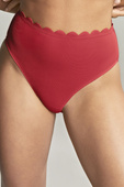 Figi kąpielowe Panache Swim SPIRIT SW1825 High Waist Bikini Bottoms Red