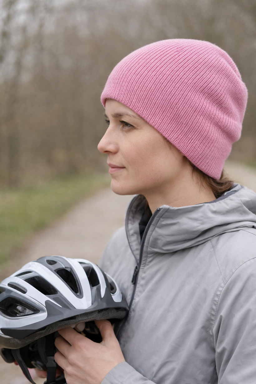 VARELLA pod kask – cienka czapka z baby merino 100%