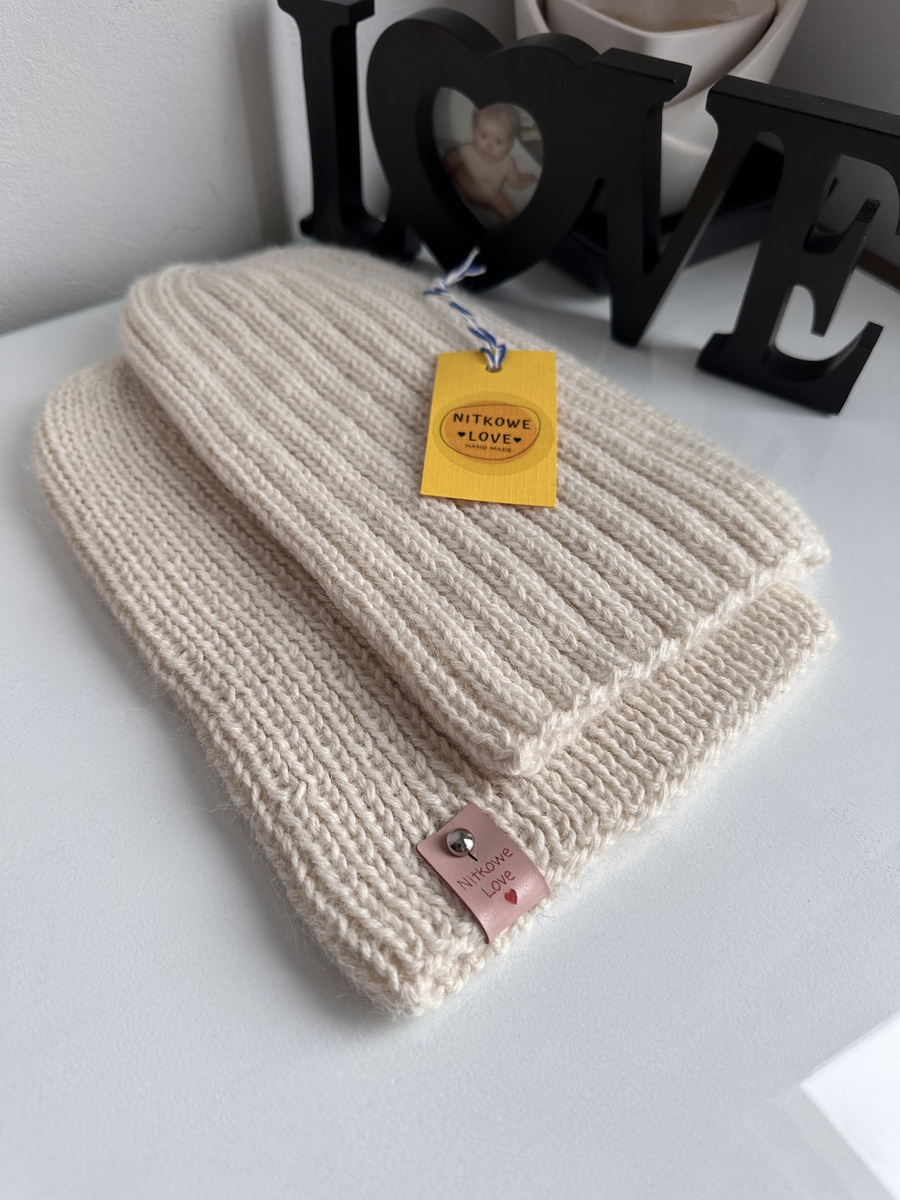 KIARA Alpaca Beanie for Women 100% Alpaca 100 Ecru