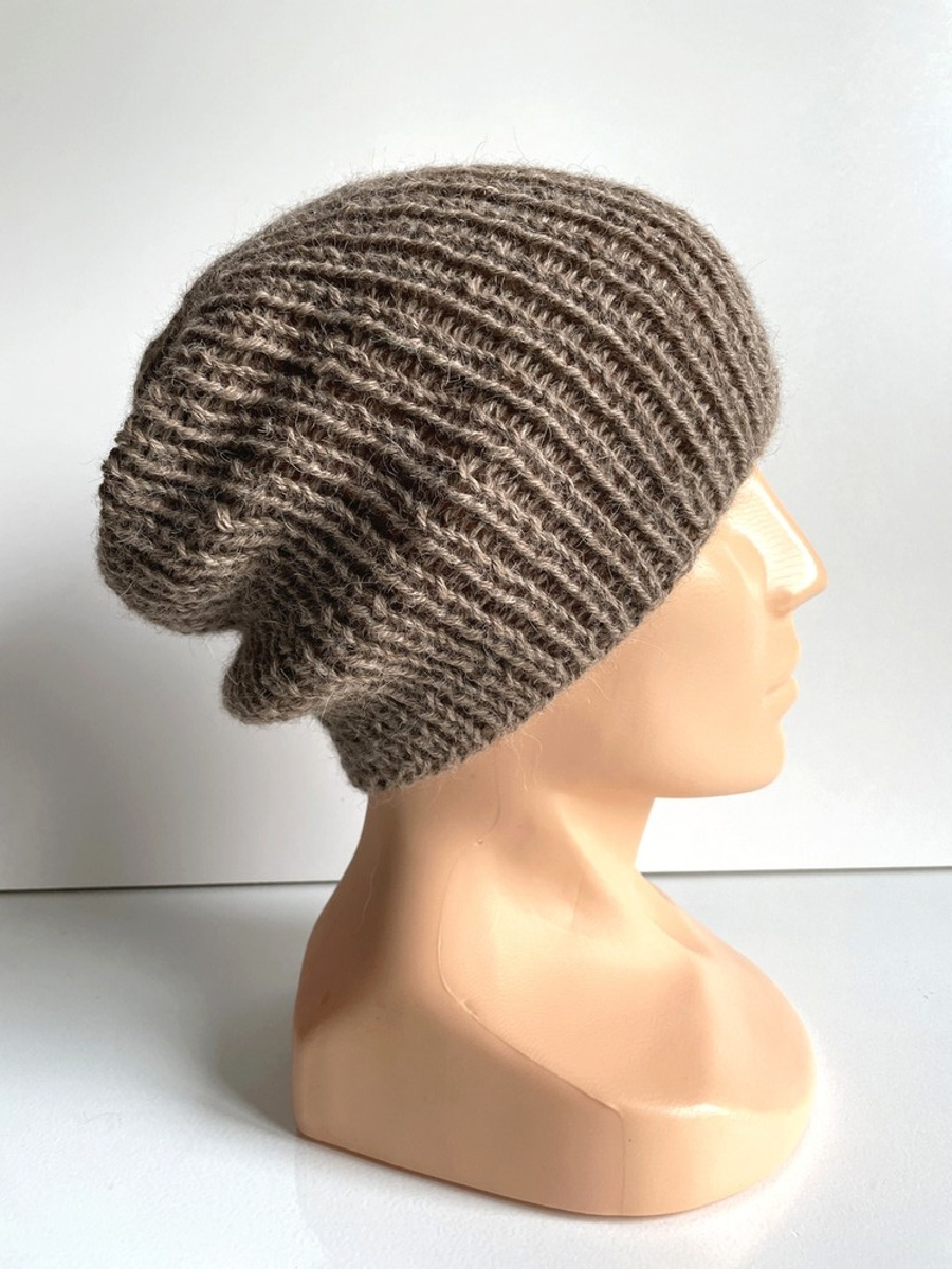 KIARA Alpaca Beanie 100% 618 Nugat Beige