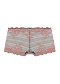 Szorty Wacoal EMBRACE LACE WA067491067 Boy Short Dark Slate/cloud Pink
