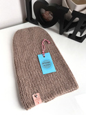 KIARA Alpaca Beanie 100% 618 Nugat Beige