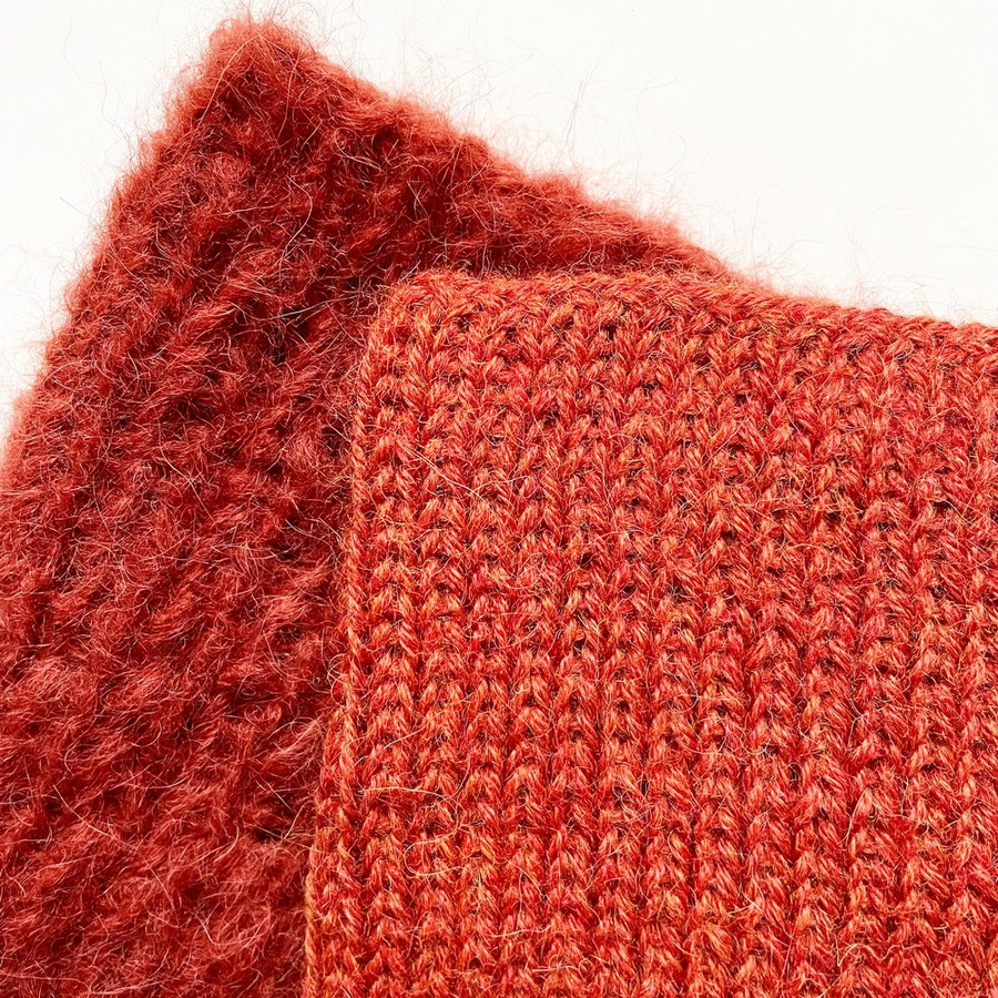 WATA CUKROWA – czapka z alpaki damska 19 cegła