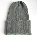 VARELLA – czapka beanie z wełny merino 100% Baby Merino 50 Zielona Szałwia jesienno-zimowa